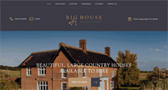 Desktop Screenshot of bighouseholidayrentals.com