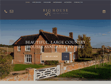 Tablet Screenshot of bighouseholidayrentals.com